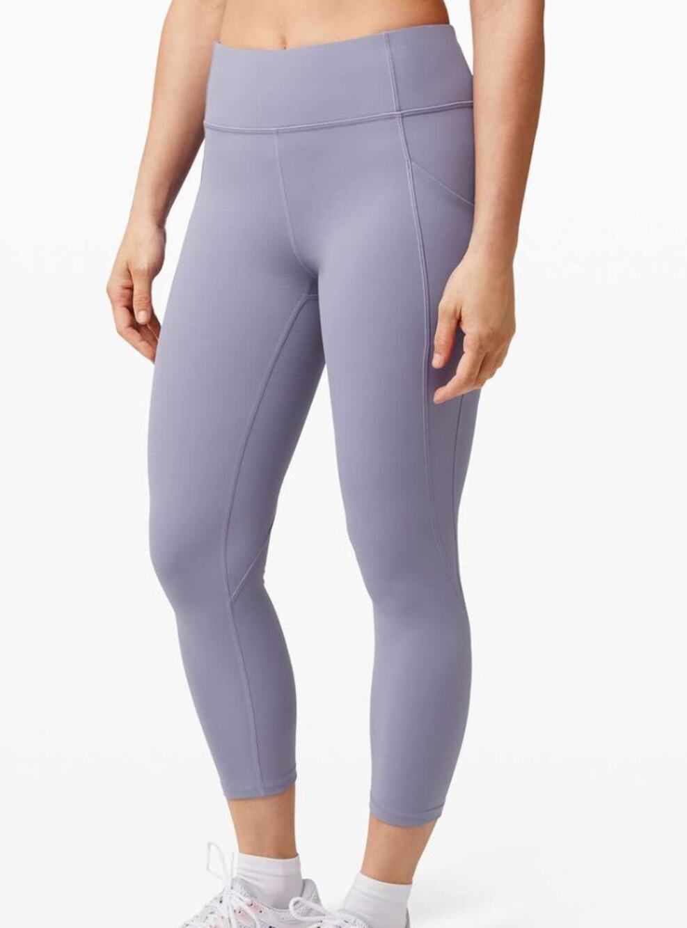 Lululemon Time To Sweat Crop 23" Peri Purple